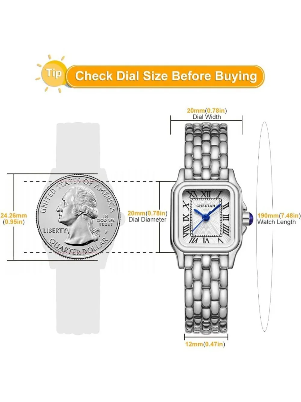 Chic Cheetah Print Gold Watch for Women, Vintage Bracelet, Rectangular Roman